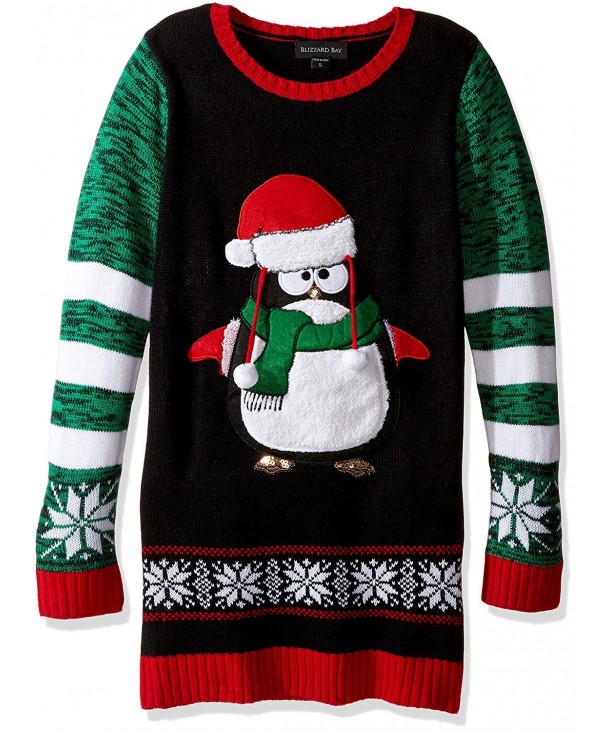 Blizzard Bay Penguin Christmas Sweater