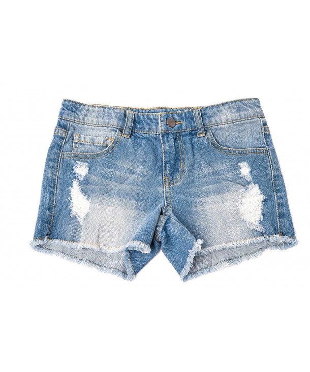 Khanomak Distress Ripped Shorts Adjustable