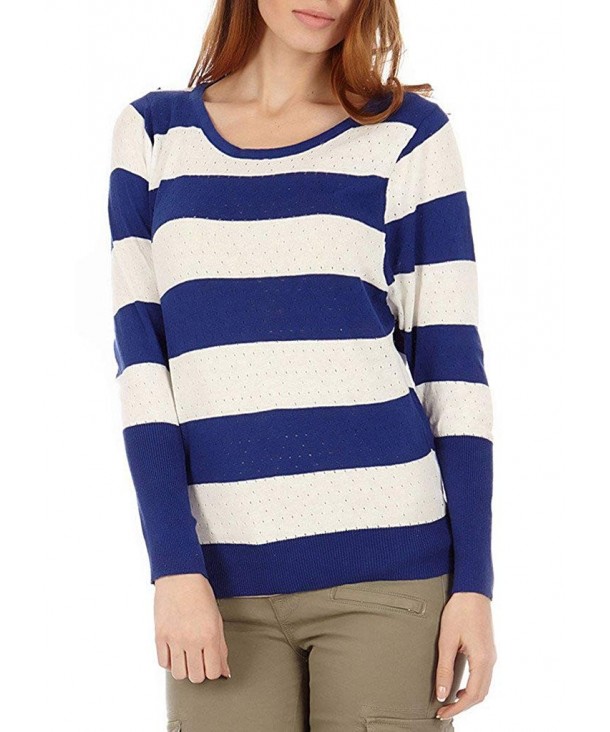 Dinamit Juniors Stripe Pointelle Sweater