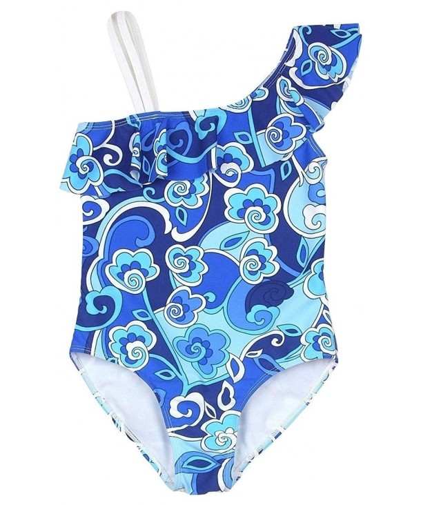 Kate Mack Collection One Shoulder Swimsuit