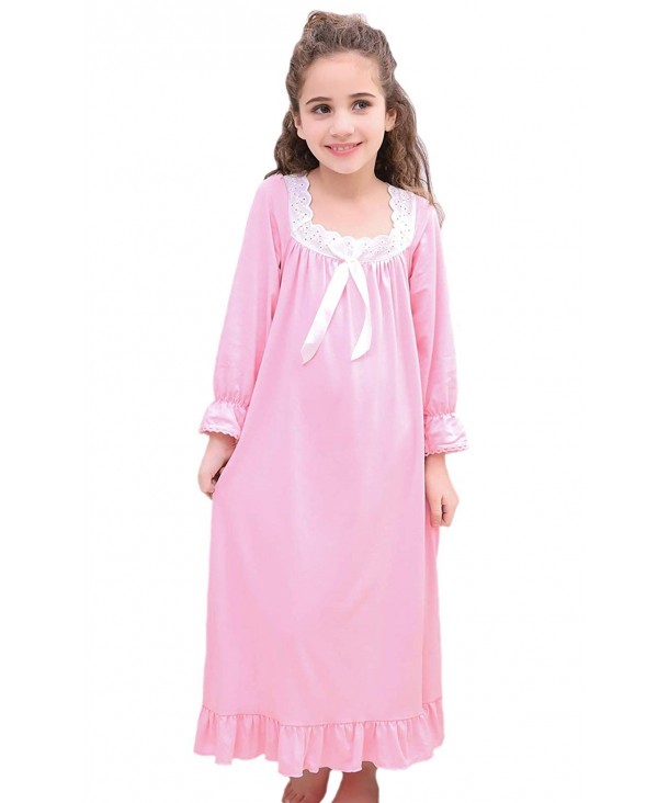 Horcute Mixed Cotton Nightshirts Pajamas Nightgown
