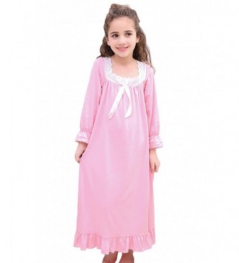 Horcute Mixed Cotton Nightshirts Pajamas Nightgown