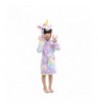 UsHigh Bathrobe Unicorn Hooded Nightgown
