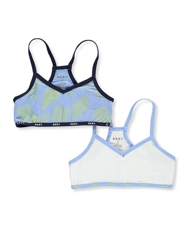 DKNY Girls 2 Pack Racerback Bralettes