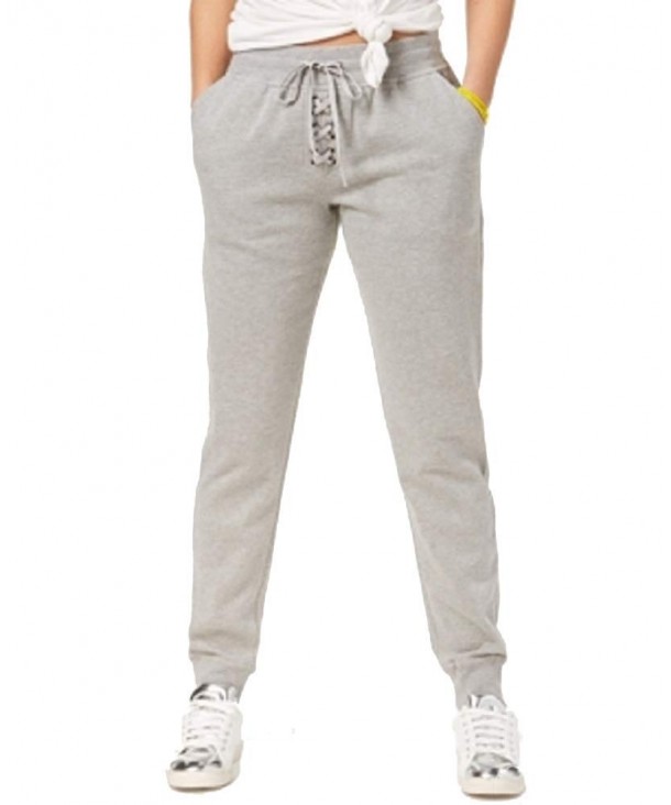 Material Girl Juniors Lace Up Sweatpants