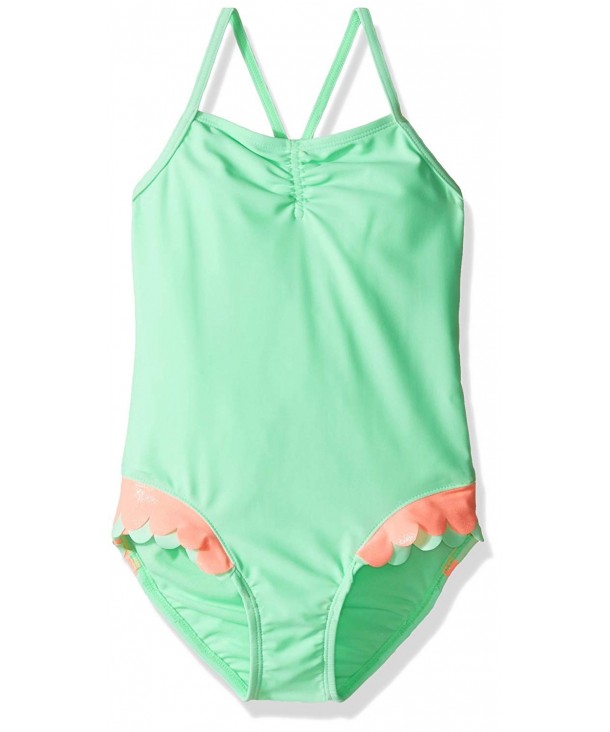 Hulu Star Mermaid Scallops Swimsuit