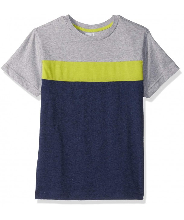 Crazy Short Sleeve Color Block