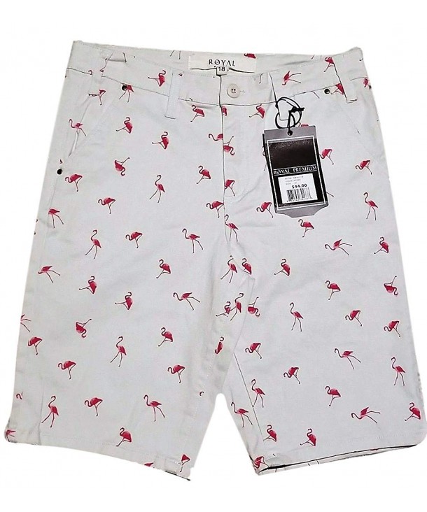 Royal Premium Flamingo Shorts Stretch