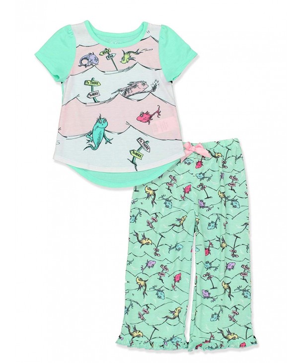 Seuss Toddler Girls T Shirt Pajamas