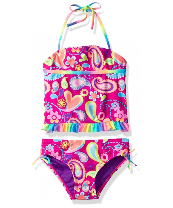 Breaking Waves Little Tankini Swimsuit