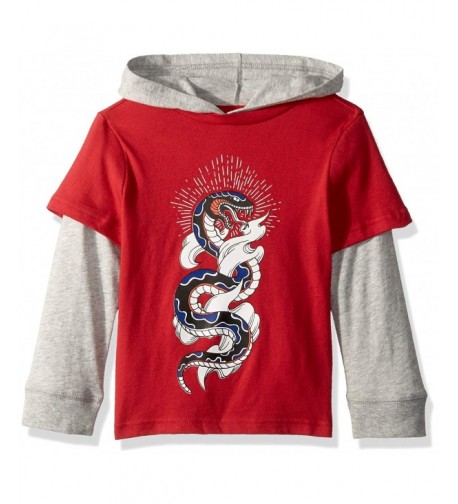 Crazy Sleeve Hooded 2 fer Graphic