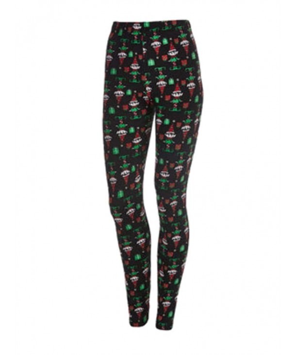 Poof Girls Elf Presents Leggings