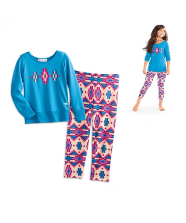 American Girl Patterned Pajamas X Small