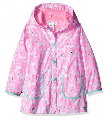 Carters Girls Hooded Raincoat Jacket