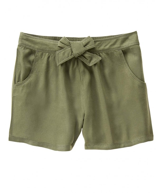 Crazy Girls Olive Twill Short