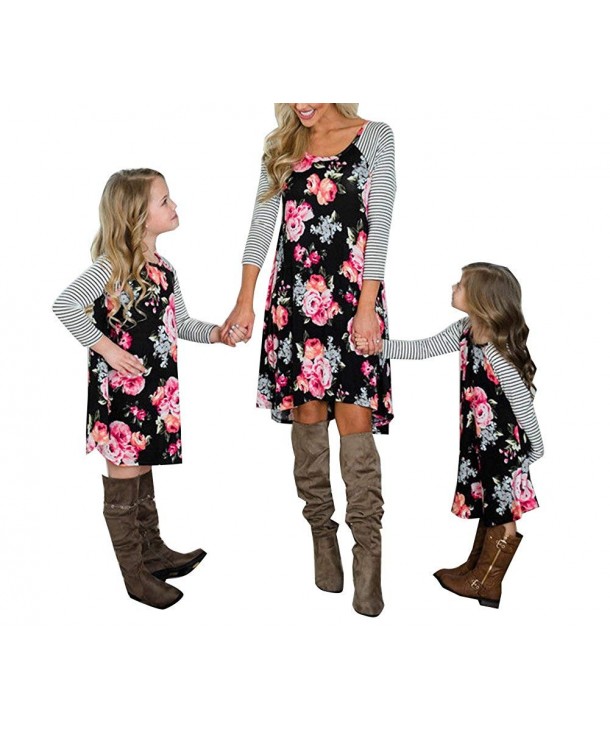 Family Matching Flower Sleeve Spring