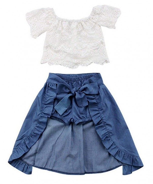 Toddler Shoulder Shorts Clothes Outfits