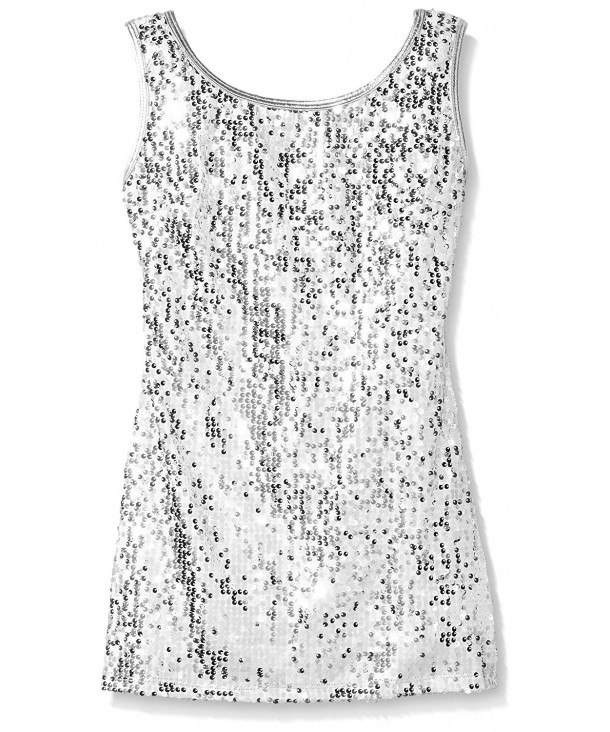 girls silver sequin dress