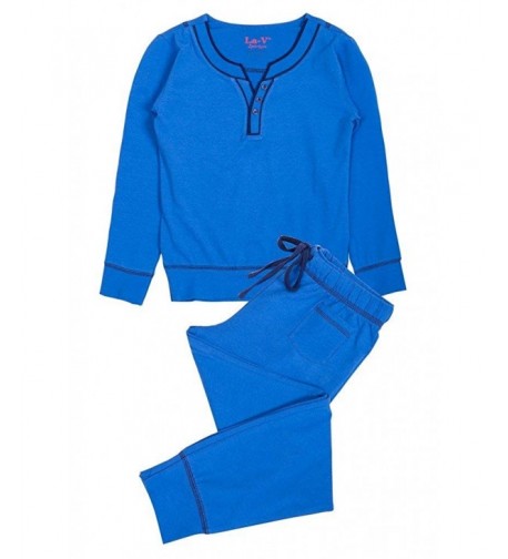 Girls Pajamas Set Blue 104 110