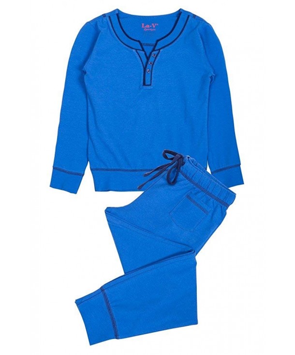 Girls Pajamas Set Blue 104 110