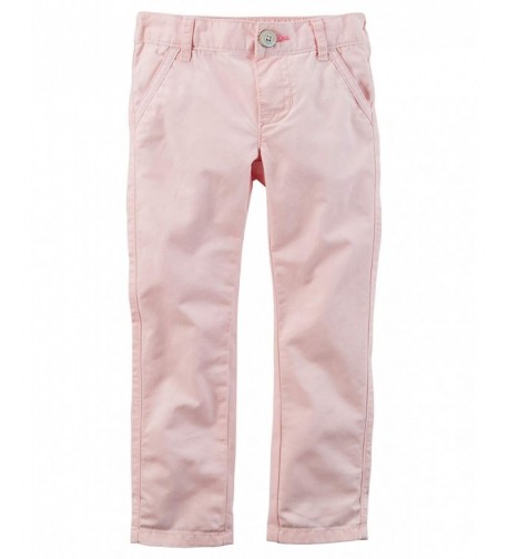 Carters Girls Twill Pant Pocket