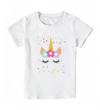 Unicorn Star T Shirt Gifts Girls