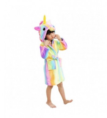 Bathrobe Unicorn Sleepwear Comfortable Loungewear