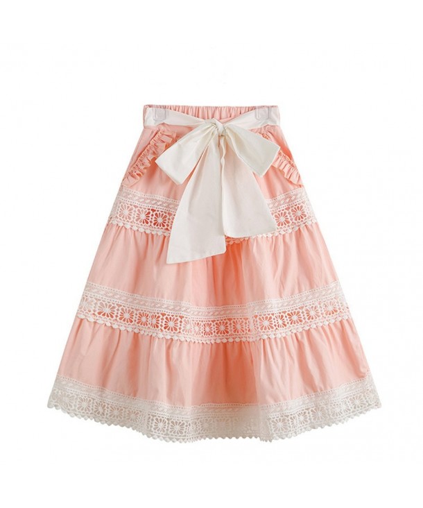 Everweekend Summer Ruffles Cotton Skirts