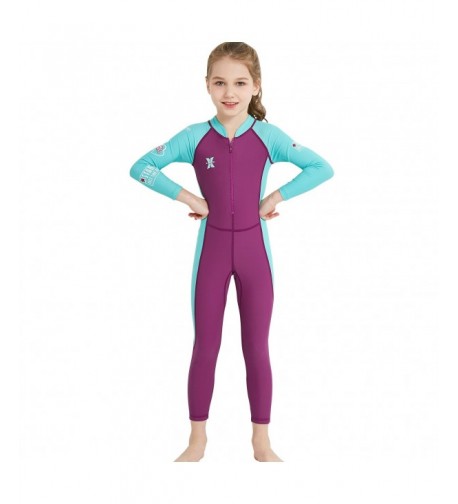 DIVE SAIL Girls Sleeve Swimsuit
