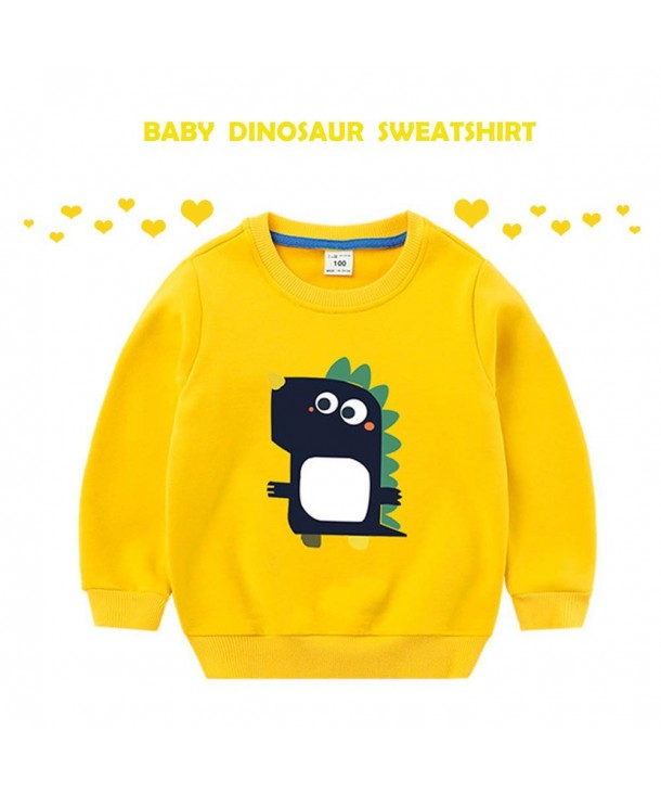 FOROOM Dinosaur Sweatshirt Crewneck Pullover