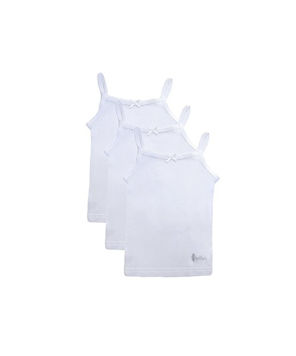 Feathers Girls Solid Tagless Undershirts