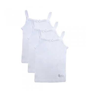 Feathers Girls Solid Tagless Undershirts