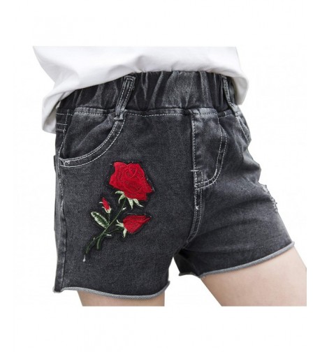 Little Summer Shorts Embroidered Cotton
