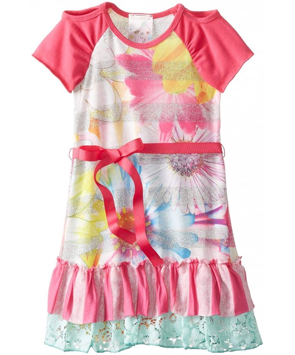 Elisabeth Little Girls Sleeve Tiered