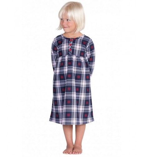 PajamaGram Toddlers Classic Flannel Nightgowns