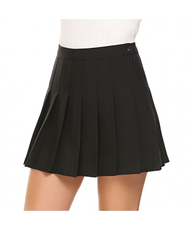 Shine Waist Pleated Tennis Skirt