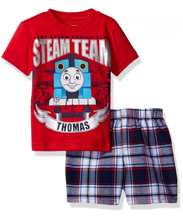 Thomas Boys Toddler Plaid Short