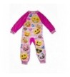 Emojis Girls Piece Pajamas Sleeper