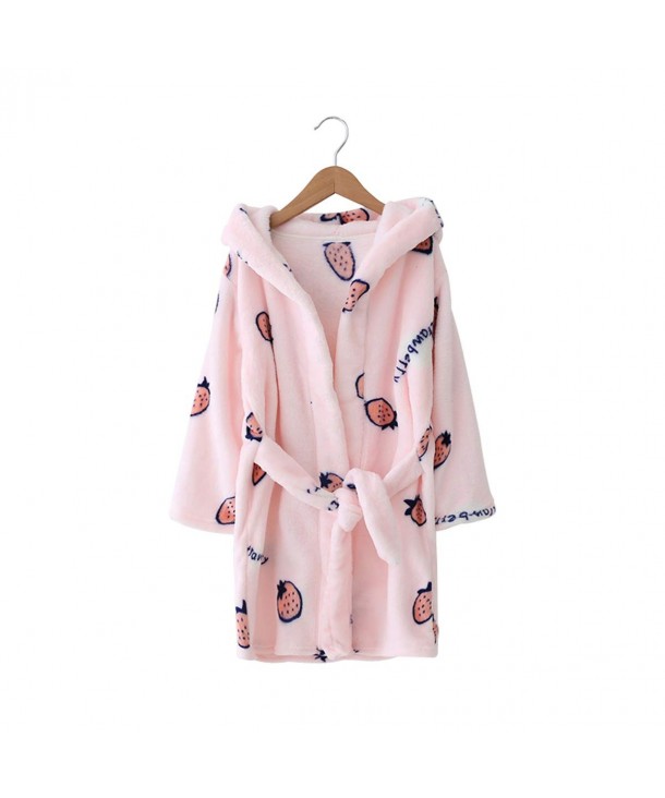 Bathrobe Toddler Hoodie Sleepwear Pajamas