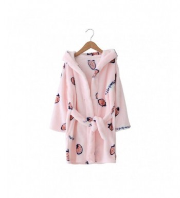 Bathrobe Toddler Hoodie Sleepwear Pajamas