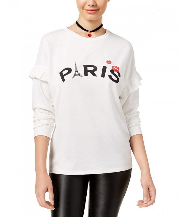 Pretty Rebellious Juniors Graphic Sweatshirt