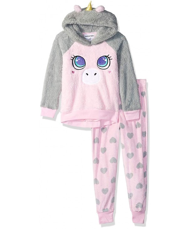 Komar Kids Hooded Fleece Pajama