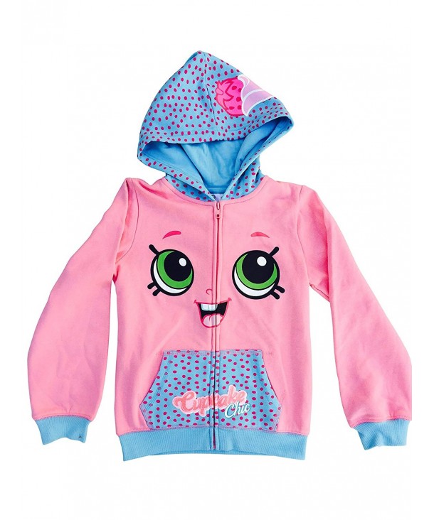 Shopkins Girls Fleece Hoodie Cupcake