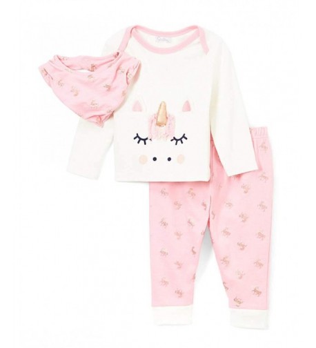 Quiltex Girls Toddler Unicorn Footed