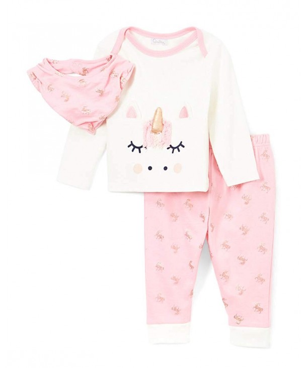 Quiltex Girls Toddler Unicorn Footed