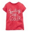 Carters Little Girls Slogan Toddler