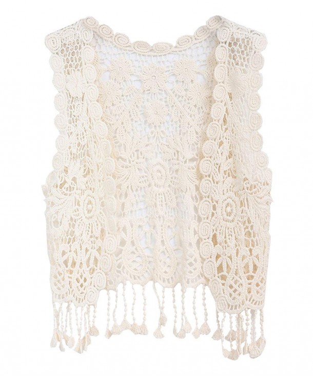 ZHUANNIAN Little Girls Crochet Fringe