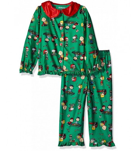 Peanuts Girls Toddler Holiday Sleepwear