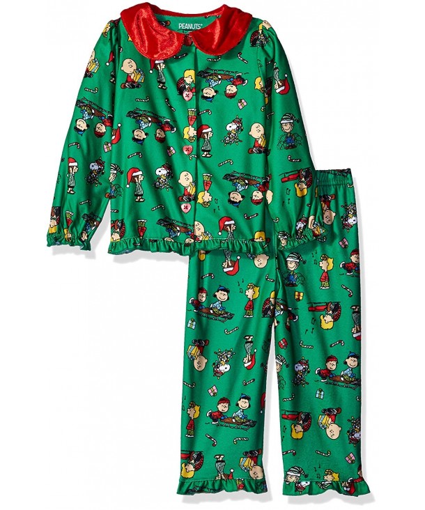 Peanuts Girls Toddler Holiday Sleepwear