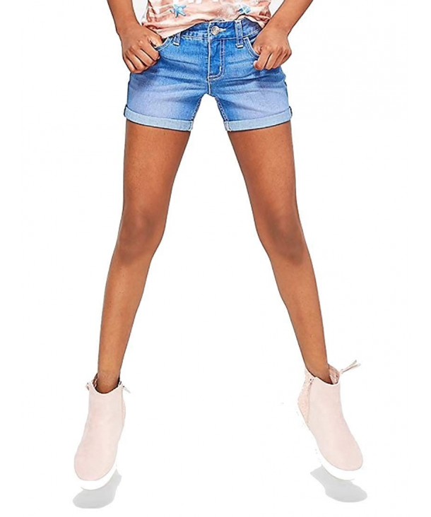 Justice Denim Shorts Roll Cuff